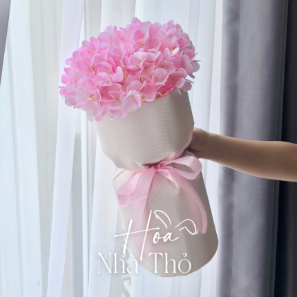 Bó Hoa Cẩm Tú Cầu Hồng