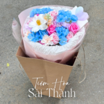 Bó Hoa Hồng Mix Nhiều Màu - Ảnh 2